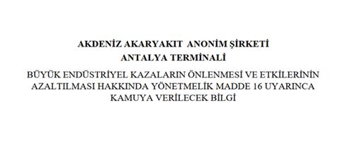 Kamu Bilgilendirme Metni